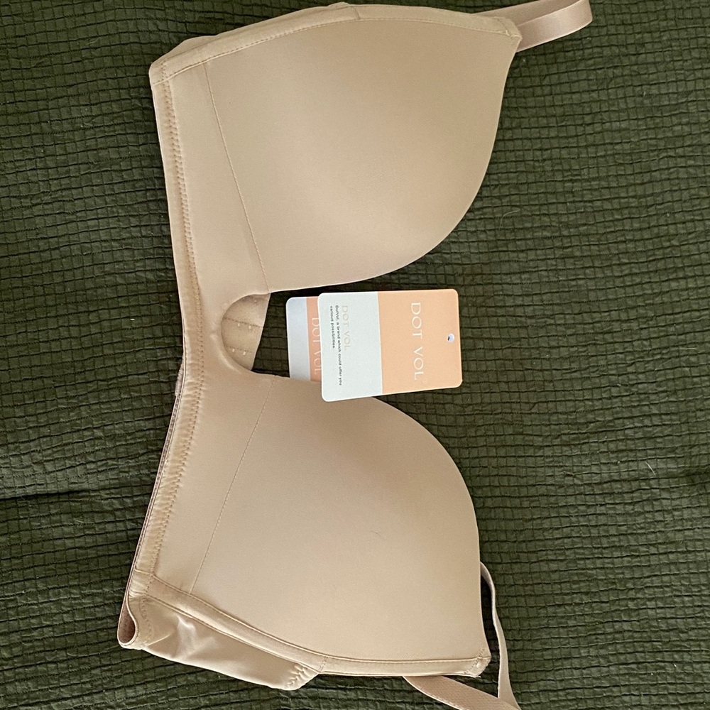 Dot Vol Beige Bra